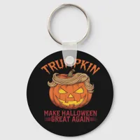 Trumpkin Make Halloween Great Again - Sarcastic Sa Keychain