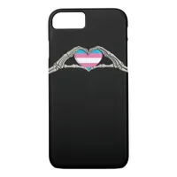 Bone Hands Heart Transgender Goth Minimal Style iPhone 8/7 Case