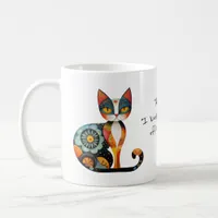 My "I Knocked Something off the Table" Face Cat  Coffee Mug