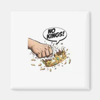 No Kings In America Creative Design Magnet
