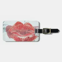 Lips Luggage Tag