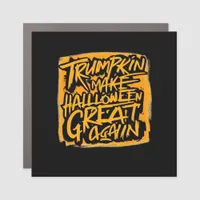 Trumpkin Make Halloween Great Again – Autumn Sloth Car Magnet