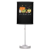 It’s Fall Y’all Halloween Pumpkin Autumn Leaves Th Table Lamp