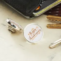 Happy Thanksgiving Lapel Pin