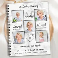 Budget Memorial Loving Memory Funeral Guest Book
