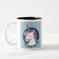 Unicorn Smiles Two-Tone Coffee Mug