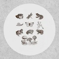 Cottagecore Aesthetic Mushroom Academia Frog Gobli Patch