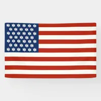 Emergency Medical Worker Tribute USA Flag -EMT EMS Banner