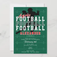 Après Football Game Sports Birthday Party Invitation