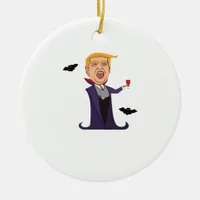 Halloween Dracula  Funny Ceramic Ornament
