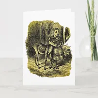Alice and the Deer Card