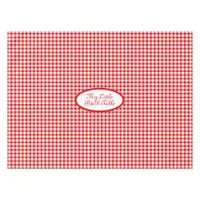 Red Vichy pattern for Business, B&B,  Restaurants  Tablecloth