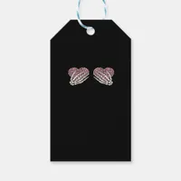 Funny Valentines Day Skeleton Hands Hearts Girl Cl Gift Tags