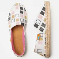 Geometric Squares Abstract Espadrilles