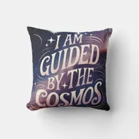 Guided by the Cosmos Throw Pillow