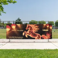 Year of the Fire Horse Chinese Celebration Street  Banner