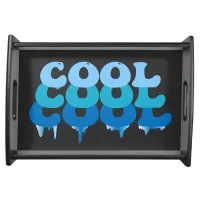 Cool Ice Melting Funny Serving Tray