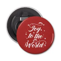 joy to the world Christmas Bottle Opener