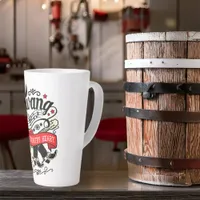 Country Twang Red/Black ID464 Latte Mug