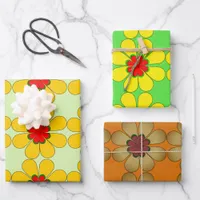 Gift Wrap - Stylized Daisies