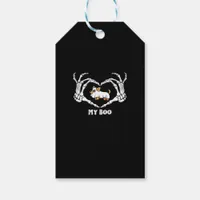 My Boo Chihuahua Costume With Skeleton Heart Hands Gift Tags