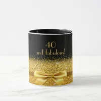 40 fabulous black gold elegnace mug