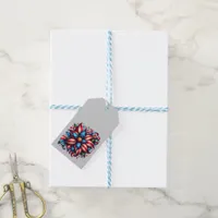 Floral 4th of July Gift Tags