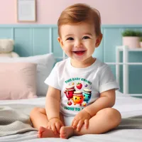 Funny Cute This Baby Knows How to Jam! Baby T-Shirt