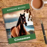 Create Your Own Elegant Personalized Horse Photo Notebook