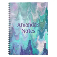 Personalized Blue Rhapsody | Abstract Art Notebook