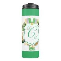 St. Patty's Day Lucky Charm Crest Thermal Tumbler