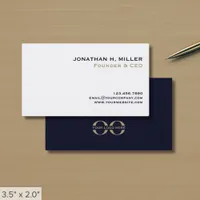 Simple Minimalist Classic Business Card