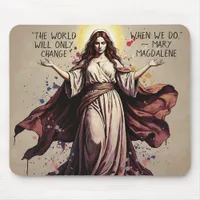 Vintage Art Mary Magdalene Quote  Mouse Pad