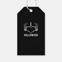Halloween Skeleton Hands Heart Cute Women Girls Ki Gift Tags