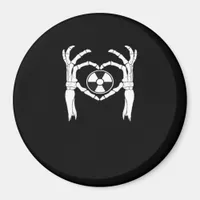 Radiology X-Ray Tech Heart Shaped Skeleton Hands D Magnet