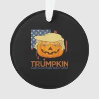 Trumpkin Halloween Funny Design Ornament