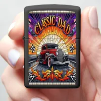 Classic Dad Vibrant Glass Window Design Zippo Lighter