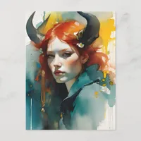 Red Haired Horned Goddess