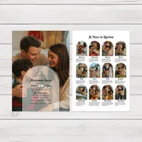 Modern Family Year in Review Photo Christmas Party Invitation