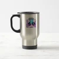 Fey Gothic Emo Goblincore Aesthetic  Forest Graphi Travel Mug