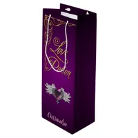 Whimsical Goth Love Potion  Wine Gift Bag