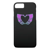 Pastel Goth Clothing, Skeleton Heart Hands  iPhone 8/7 Case