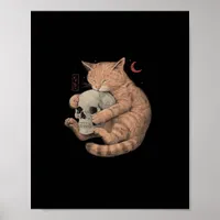 Till Death Do Us Party Cat Skull Classic Poster