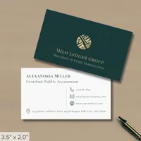 Simple Elegant Accounting Services Business Card