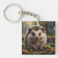 Hedgehog Acrylic Keychain