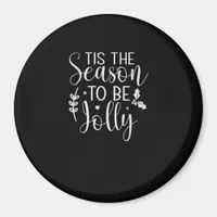 Tis Season Pumpkin Halloween Witch Hat Costume Magnet