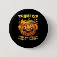 Trumpkin Halloween - Make Halloween Great Again Cl Button