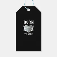 Skeleton Hands Grey Heart Graphic For  Classic Gift Tags