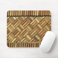 Mouse Pad - Woven Brick Pattern