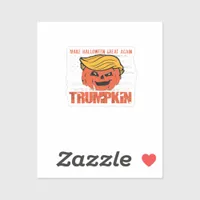 Trumpkin Usa Make Halloween Great Again Funny Sticker